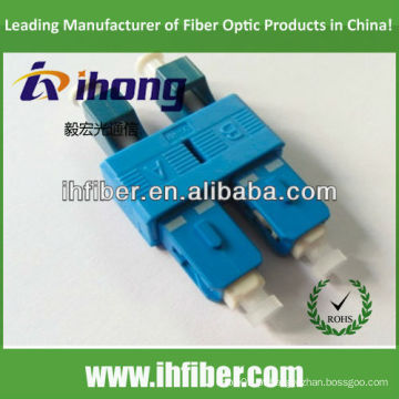 LC macho SC adaptador de fibra macho SM Duplex